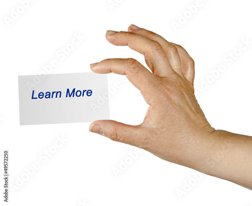 Photo: Learn more Card Learn more Card