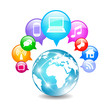 Vector global communication symbol