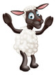 Sheep cartoon character
