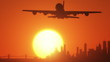 HD - Airplane Sunset