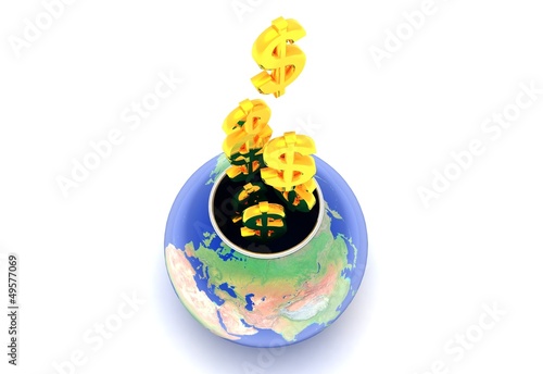 Illustration: dollar dollar