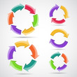 Circle arrows