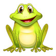 A smiling frog