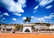 Place Bellecour à Lyon, France.