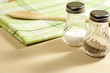 Salt and pepper in the kitchen
