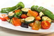 verdure miste preparate grigliate in  forno