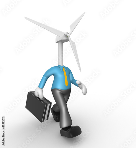 Illustration: Wind turbine Wind turbine