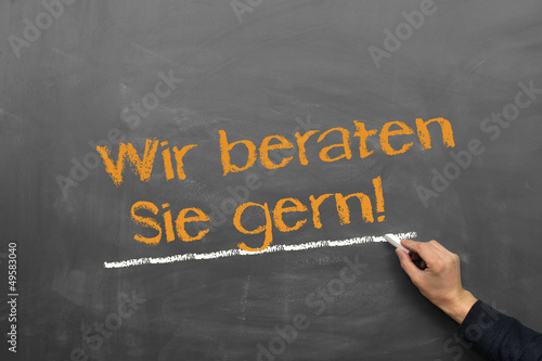 Photo: Wir beraten Sie gern! Wir beraten Sie gern!