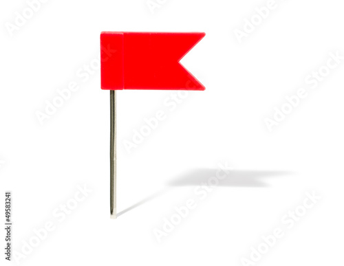 Photo: roter Flaggenpin roter Flaggenpin