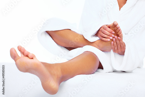 Photo: Feet massage. Feet massage.
