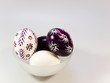 Photo: Painted easter eggs in glass bowl Painted easter eggs in glass bowl