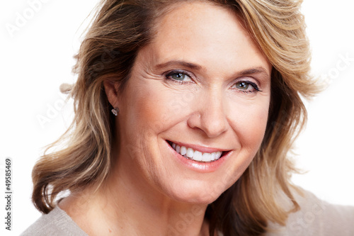 Photo: Happy senior woman. Happy senior woman.