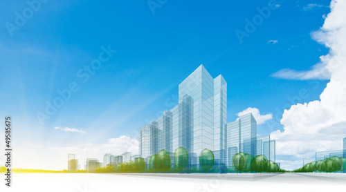Illustration: Green city Green city