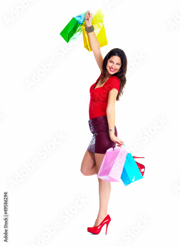 Photo: Shopping woman. Shopping woman.