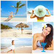 Photo: Exotic luxury resort collage. Exotic luxury resort collage.