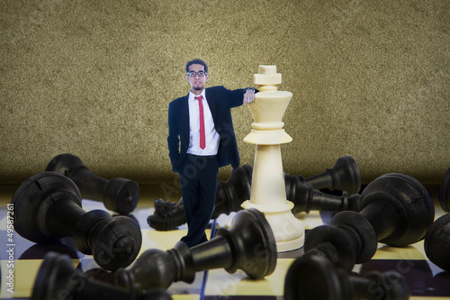 Photo: Business checkmate Business checkmate