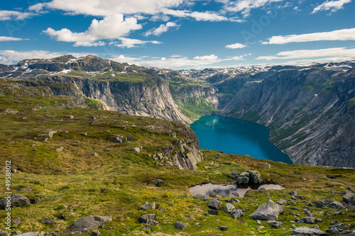 Photo: View of lake Ringedalsvatnet, Norway View of lake Ringedalsvatnet, Norway