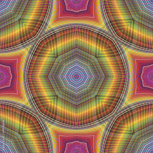 Vector: Funky pop art disco pattern with optic illustion Funky pop art disco pattern with optic illustion