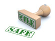 Illustration: Rubber stamp-safe Rubber stamp-safe