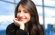 Young smiling businesswoman