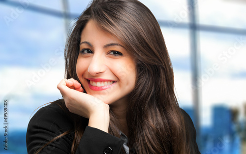 Photo: Young smiling businesswoman Young smiling businesswoman