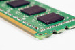 Closeup RAM memory module
