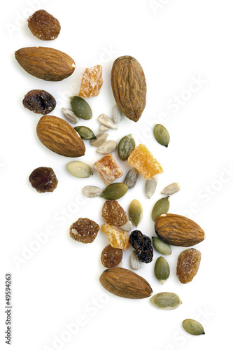 Photo: Trail Mix Isolated Trail Mix Isolated