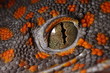 gecko tokay - Primer plano de ojo