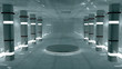 Futuristic Interior. SCIFI. Science Fiction