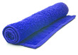 Rolled Towel on white background.