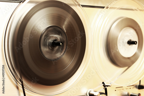 Photo: Old tape recorder Old tape recorder