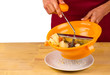 Using a food mill