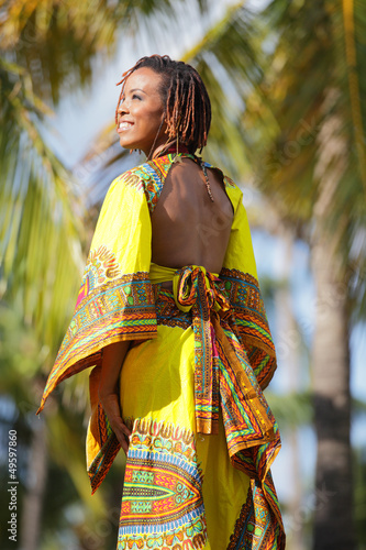 Photo: Stock image of a fashionable black woman in Miami Stock image of a fashionable black woman in Miami