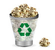 Trashcan paper recycle, Vector illustration