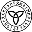 Triquetra - Runen Kreis - Göttin Symbol