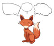 An animal with blank thoughts