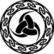 Triple Horn of Odin, Celtic endless knot