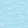 Sky with clouds, seamless