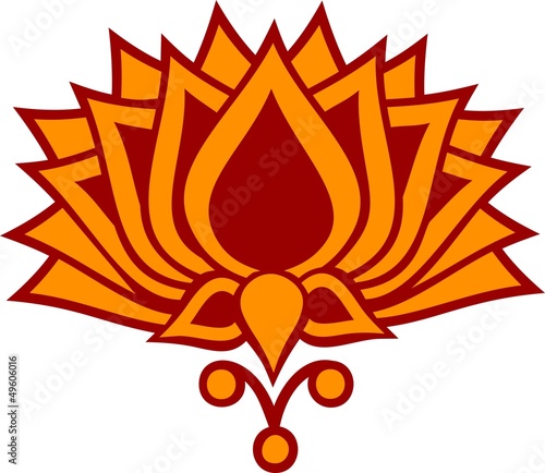 Vector: Lotus Flower - Buddhism - Yoga - Meditation Lotus Flower - Buddhism - Yoga - Meditation