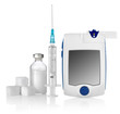 Insulin sugar and glucomete