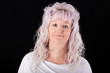 Foto: Portrait of a blond woman in middle age Portrait of a blond woman in middle age