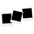 Polaroids mit Klebestreifen