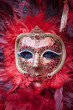 Photo: Close up of red carnival mask in Venice, Italy Close up of red carnival mask in Venice, Italy