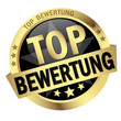 Button mit Banner " TOP BEWERTUNG "