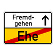 ortsschild ehe fremdgehen I