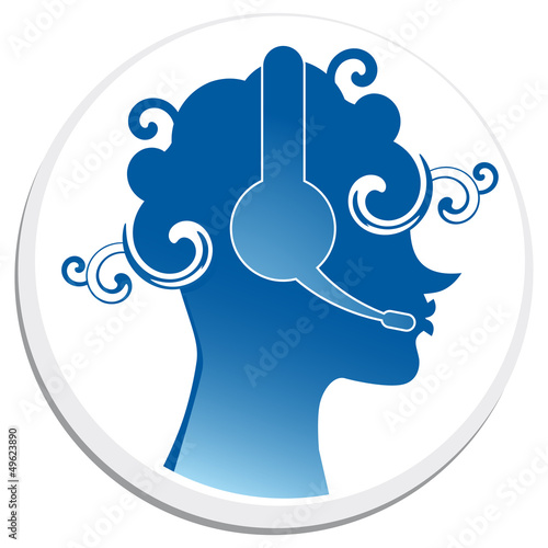 Vector: icon call center operators icon call center operators