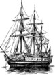ancient sailboat