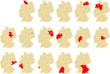 Vektor: Deutschlands Bundesländer Deutschlands Bundesländer