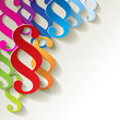 Paragraf Papier Bunt Ecke