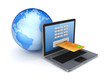 Online payments concept.